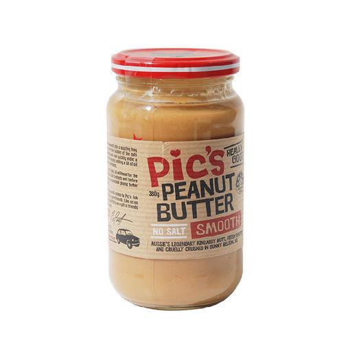 Pic's皮卡思新西兰No.1花生酱拒绝一切添加剂高蛋白食物理想婴幼儿健康食品380g/瓶四种口味任选适合全家共享【GPQ】 商品图1
