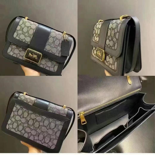 1780元包邮🉐️🉐️coach专柜alie18 藏蓝色拼 LOGO复古感溢出屏幕 国内专柜¥4950！ 商品图2