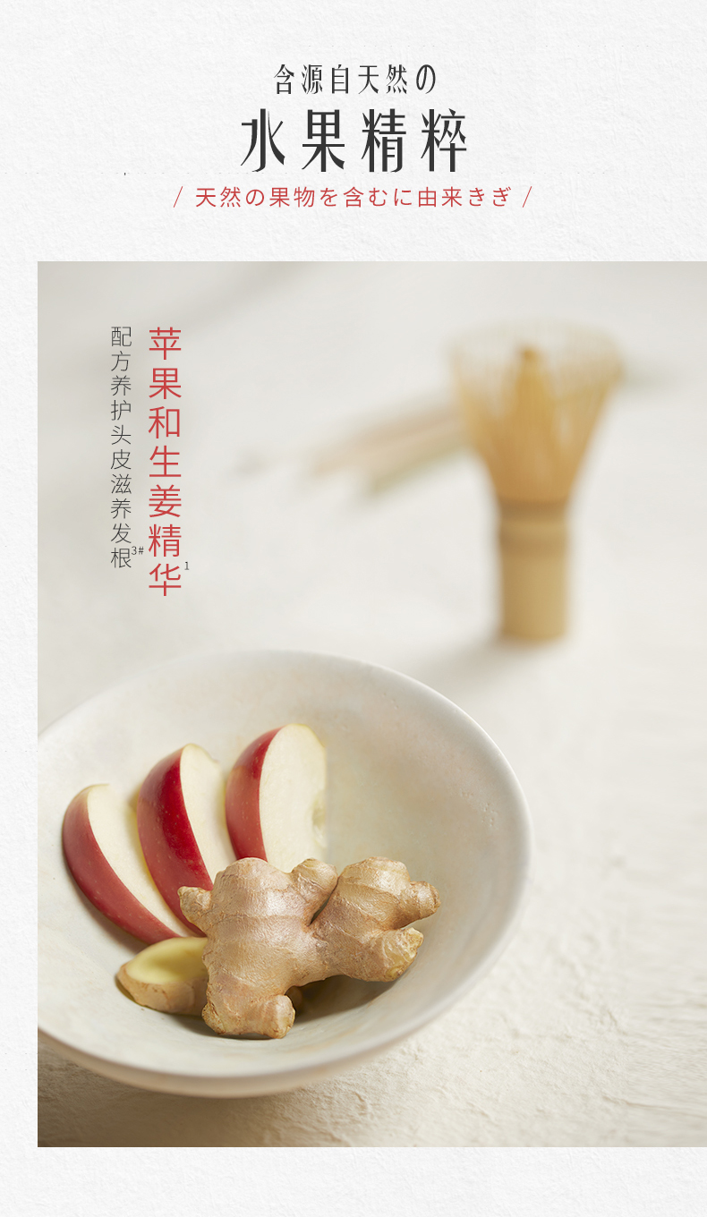 【日常活动洗护套组】hair recipe发之食谱苹果生姜洗发水530ml/护发