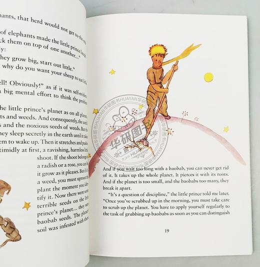 The Little Prince 小王子英文原版小说 插画版 全英文版书籍 儿童文学名著经典童话故事 进口少儿英语学习读物 圣埃克苏佩里 商品图1