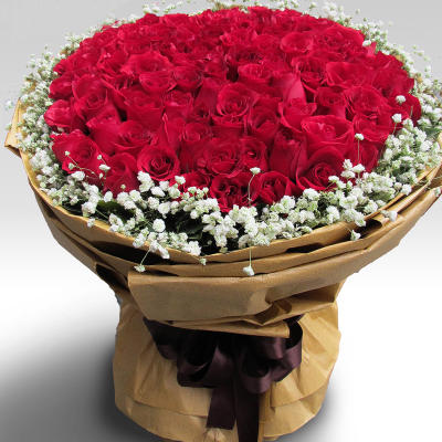 【非你莫属】52枝红色玫瑰 生活因你充满花香 商品图2