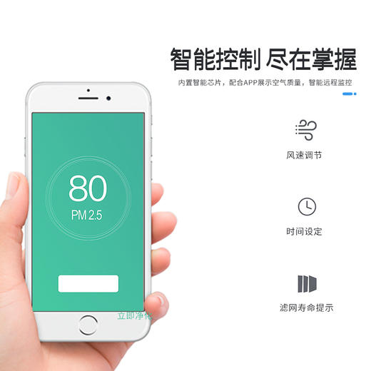 【博真优选】二代负离子空气净化器 商品图3