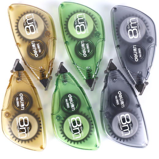 得力8165修正带套装(混)(6个/袋) 商品图1