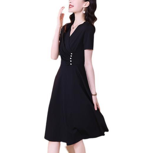 AHM-ymd3982夏季新款气质修身v领显瘦雪纺连衣裙 商品图4