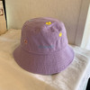 【六色可选】帽子女春秋季可爱花朵刺绣亲子渔夫帽韩版上衣防晒遮阳帽简约时尚盆帽 商品缩略图6