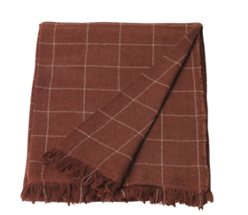 【橙辰优选】格纹休闲毯空调毯/针织毯