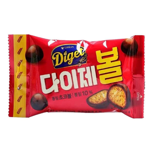 好丽友 全麦巧克力饼干球42g  商品图0