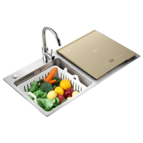 方太（FOTILE）水槽洗碗机  6套 家用全自动 嵌入式 超声波洗果蔬 三合一 JBSD2T-X6S