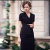 时尚女装黑色条纹西装半裙套装套裙职业装正装CS0349 商品缩略图2