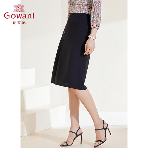 乔万尼A字半身裙显瘦成熟新款气质半裙EI2D730 商品图2