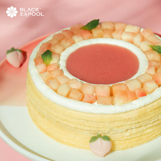 【周一能量站】蜜桃季·桃桃千层 新鲜水蜜桃融入天然动物鲜奶油 满满乌龙香味 商品图2