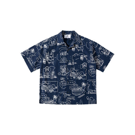 1997/199719手绘全印花短袖衬衫 商品图0