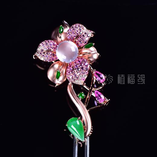 【花容】白蛋发簪挂坠胸针三用-GZ2105133 商品图1