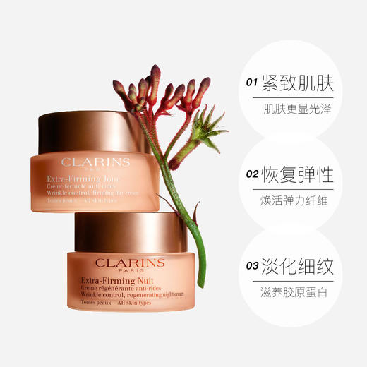 【香港直邮】CLARINS/娇韵诗 焕颜弹力套装 日霜50ML+晚霜50ML（清爽型） 商品图1