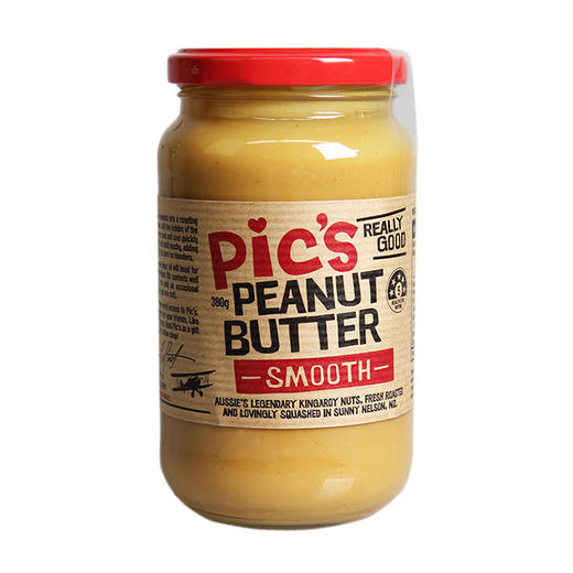 Pic's皮卡思新西兰No.1花生酱拒绝一切添加剂高蛋白食物理想婴幼儿健康食品380g/瓶四种口味任选适合全家共享【GPQ】 商品图3