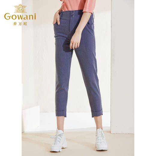 乔万尼新款花苞型休闲裤舒适百搭运动显瘦收脚裤EI2F779 商品图1