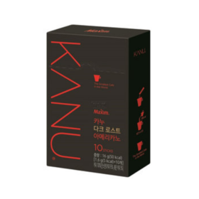 东西 麦馨KANU咖啡16g 10T 동서 맥심카누다크로스트16g