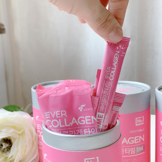 GPH胶原三肽 | 韩国原装进口evercollagen潘多拉美低分子胶原蛋白肽（30条/罐、50条/罐） 商品图11