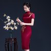 上海旗袍厂LHS-20490夏季结婚婚礼时尚洋气礼服大码连衣裙 商品缩略图2