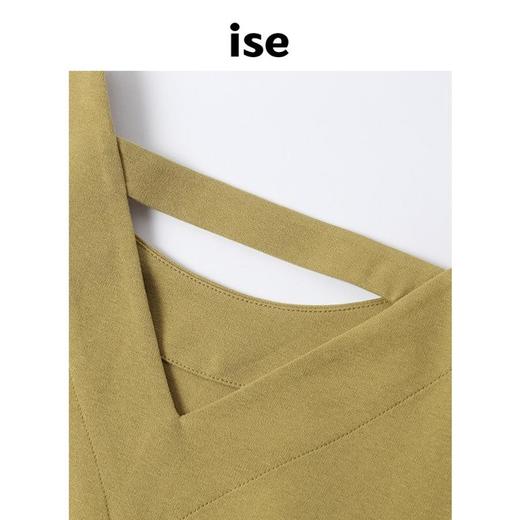 2楼ise新品简约显瘦纯色连衣裙 商品图3