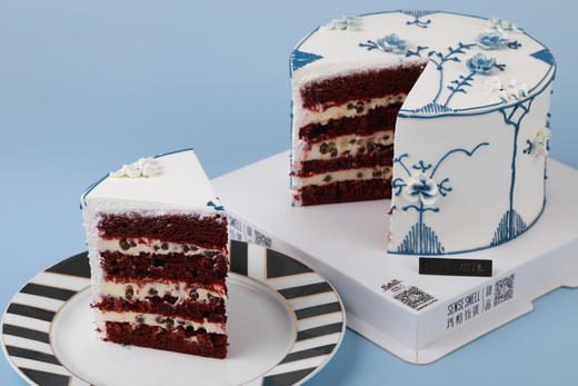 D152青花瓷（请提前1-2天预订，可选红丝绒夹心） 商品图2