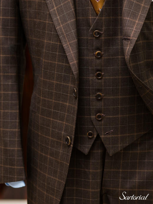 Orazio Luciano 150's Wool Three-Piece Suit 商品图3