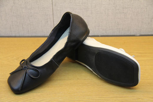 豪行春季新款20101372软底小皮鞋女鞋乐福鞋一脚蹬平跟单鞋豆豆鞋 商品图4