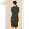 【绿华锦团】【香云纱】乔万尼夏季新款真丝连衣裙设计感EI2E738 商品缩略图3