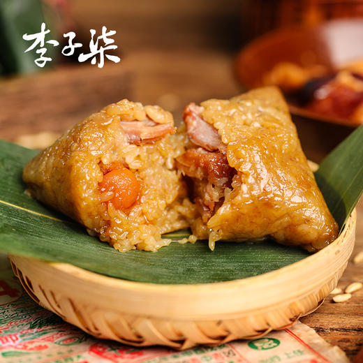 李子柒龙舟飘香粽嘉兴粽子端午礼盒装豆沙甜粽蛋黄肉粽700g/盒 商品图3