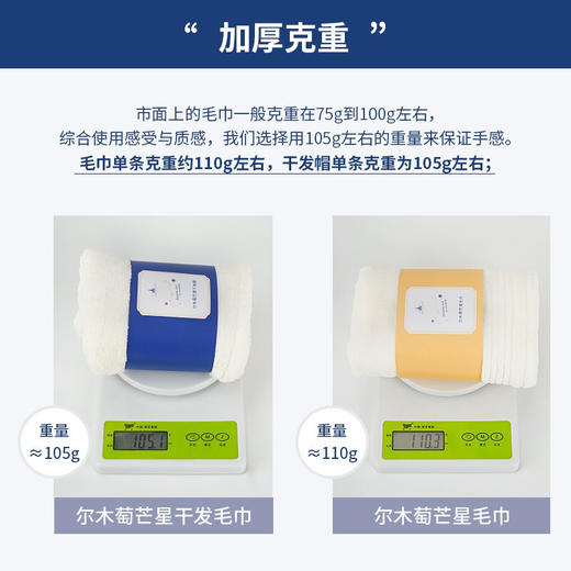 尔木萄 毛巾套装 干发帽+毛巾 商品图2