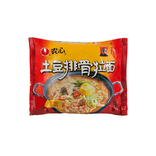 【五连包~土豆排骨味】农心拉面120g*5袋 商品图6
