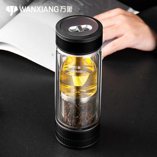 万象双层玻璃杯V258L（颜色随机） 商品图2