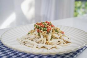 凉拌手撕杏鲍菇