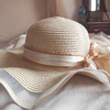 【网红草帽女】夏天沙滩海边出游遮阳渡假防晒大帽檐大沿凉帽太阳上衣帽子 商品缩略图8
