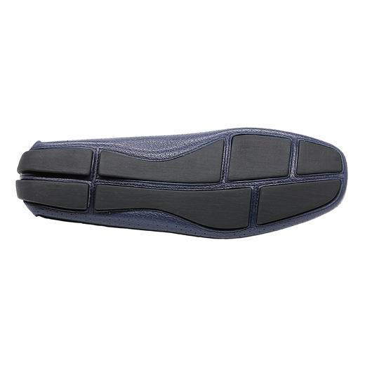 断码特价40码——意大利原产手工制作高品质超舒适男士乐福鞋LoaferU0190020/045-深蓝色小牛皮 商品图5