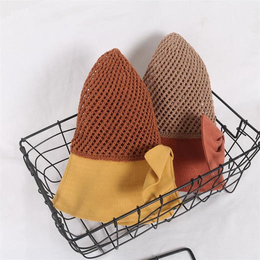 【夏季镂空帽】夏天太阳帽防晒空顶遮阳帽女士上衣帽子时尚渔夫帽 商品图6