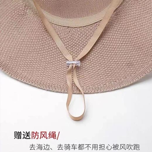 【夏季女遮阳帽】日系防晒大沿帽渔夫帽女帽上衣太阳草帽 商品图2