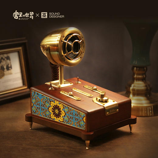 巫 喀秋莎 HiFi复古木质桌面无线蓝牙音箱立体声家用音响功放胆机 商品图1