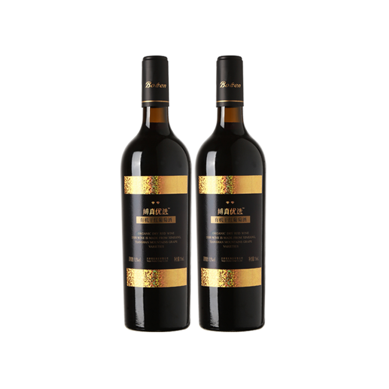 【博真优选】有机干红葡萄酒二钻（750ml）到期日2028.07.09