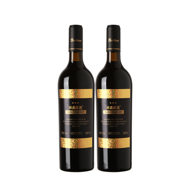 【博真优选】有机干红葡萄酒三钻（750ml）到期日2028.07.08