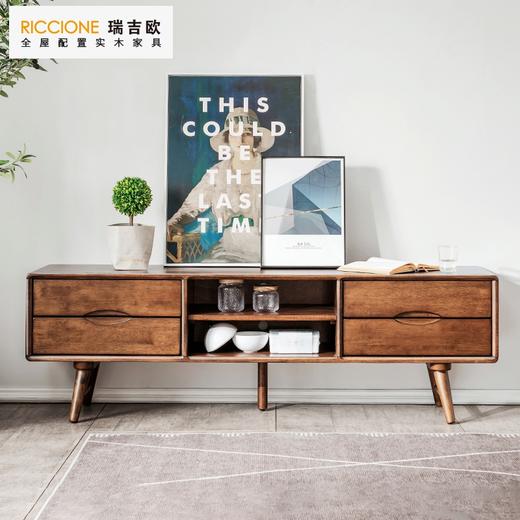 瑞吉欧电视柜组合墙柜墙边柜，实木家具 商品图0