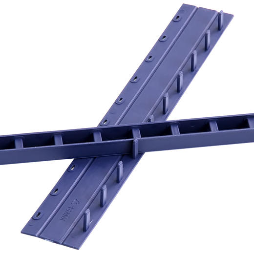 得力3829-10孔装订夹条(黑)300*15mm(100支/盒) 商品图0