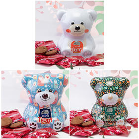 马来西亚金玛丽泰迪巧克力曲奇饼干120g/150131 伴手礼存钱罐图案随机发货