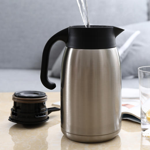 虎牌不锈钢便携式保温咖啡壶1.6L/PWM-A16C /XC不锈钢色 商品图1