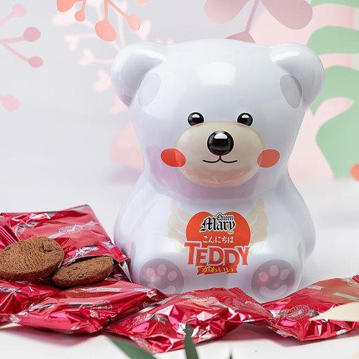 马来西亚金玛丽泰迪巧克力曲奇饼干120g/150131 伴手礼存钱罐图案随机发货 商品图1