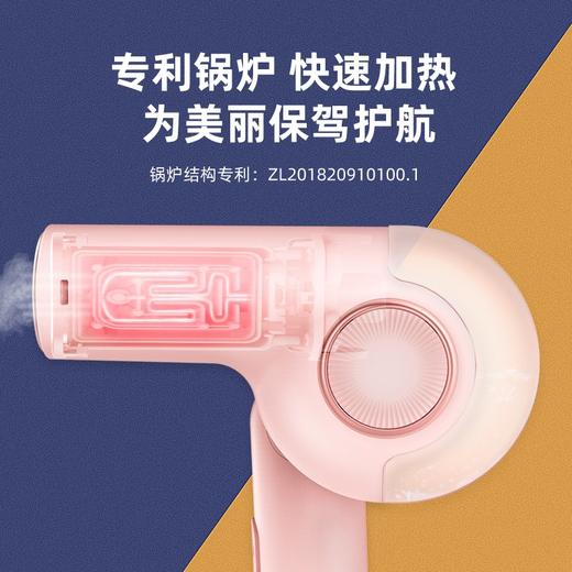 海尔手持挂烫机家用小型蒸汽熨斗熨衣服神器便携式折叠熨烫机宿舍HY-GW1201F 商品图2