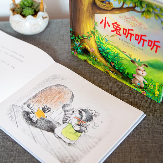 玛格丽特经典绘本（重要书+小兔听听听+等到月圆的时候）全三册 商品图2