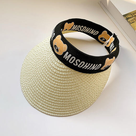 【儿童防晒空顶帽】女宝宝无顶草帽男童装帽子遮阳帽夏季薄款凉帽太阳帽 商品图9