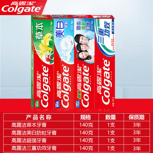 【品牌直发】高露洁牙膏草本防蛀三重功效清新口气固齿成人家庭装 商品图1
