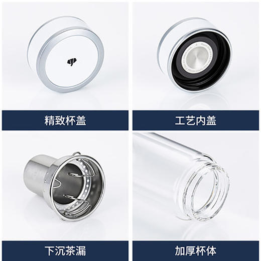 万象双层玻璃杯185ML/V50L（颜色随机） 商品图3